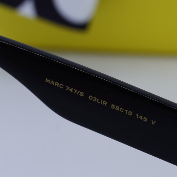 Marc Jacobs MARC 747/S 003L IR Aviator Sunglasses - Pattern Black Grey/Grey - Picture 9 of 11
